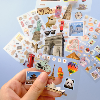 nekoni贴纸儿童手帐装饰贴画