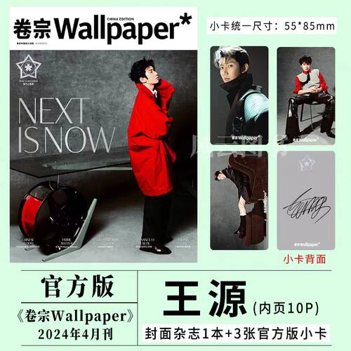 卷宗杂志4月王源封面