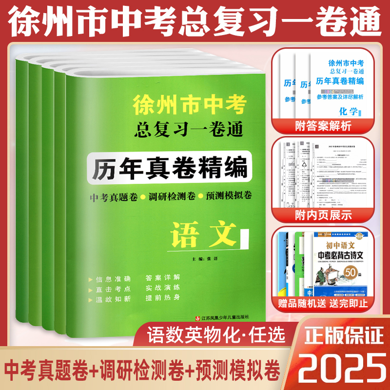 2025版徐州市中考总复习一卷通