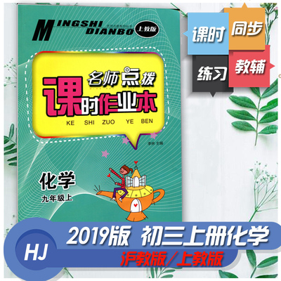 名师点拨2024课时作业本年级化学