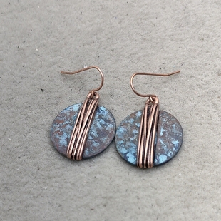 37满29元 复古青铜色耳坠 包邮