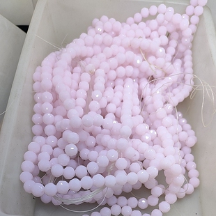 单串长度约52厘米 粉色玻璃16串 49满29元 包邮