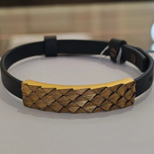 小众文化祝福传奇龙鳞手链男款 潮流痞帅酷黑霸气皮手绳送男友礼物