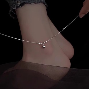 925银铃铛脚链女2026新款 潮异域小众宫铃脚环性感高级感足链女士