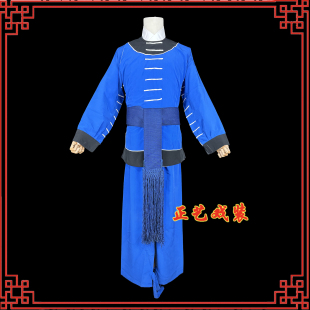 戏曲戏剧京剧演出服装镶边素打衣武松打虎夜行衣武生林冲素打衣