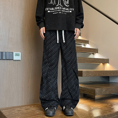 冬季美式复古工装裤男款春秋季