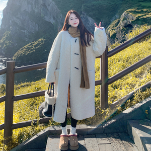 现货-白色长款毛毛外套306-AW139-p235-k358图片