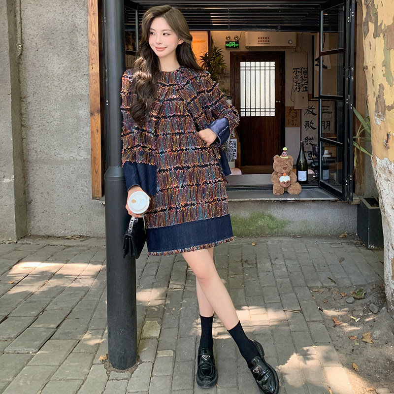大货已出-高品质优雅时尚小香风连衣裙套装306-QD16-P185-K248,女装套装/套裙,浙宝290（原306）