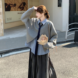 套装轻熟风时尚套装上衣百褶秋季老钱风学院风休闲风春秋显瘦长袖，女装套装/套裙，浙宝306