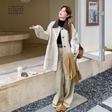 数据好-巴恩风撞色双面呢外套306-AW86-p255-k388，女装毛呢外套，浙宝306