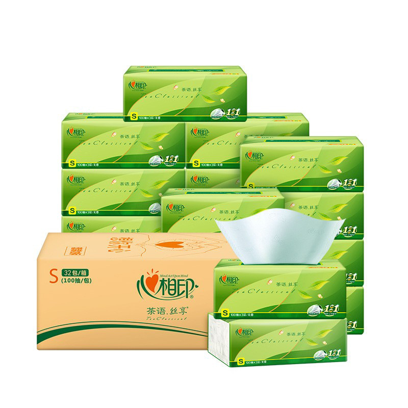 心相印茶语3层抽纸巾心相印