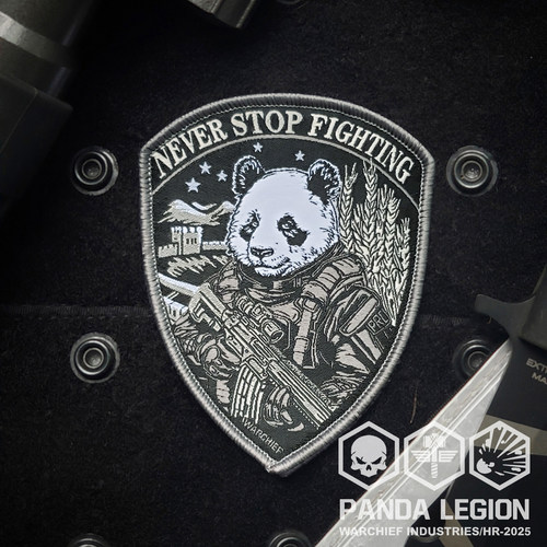 WARCHIEF酋长新品盾形战术熊猫臂章特战版 （版权产品 侵权必究）