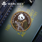 WARCHIEF酋长新品 熊猫军团战斗臂章士气章百搭战术魔术贴章野战版