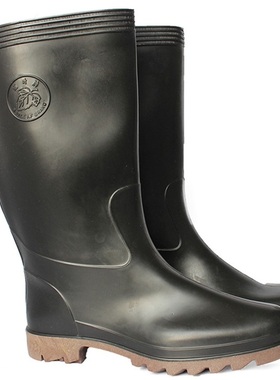 红叶耐油水产食品肉类加工冷库渔业靴 PVC 白色黑色GB20265-2006