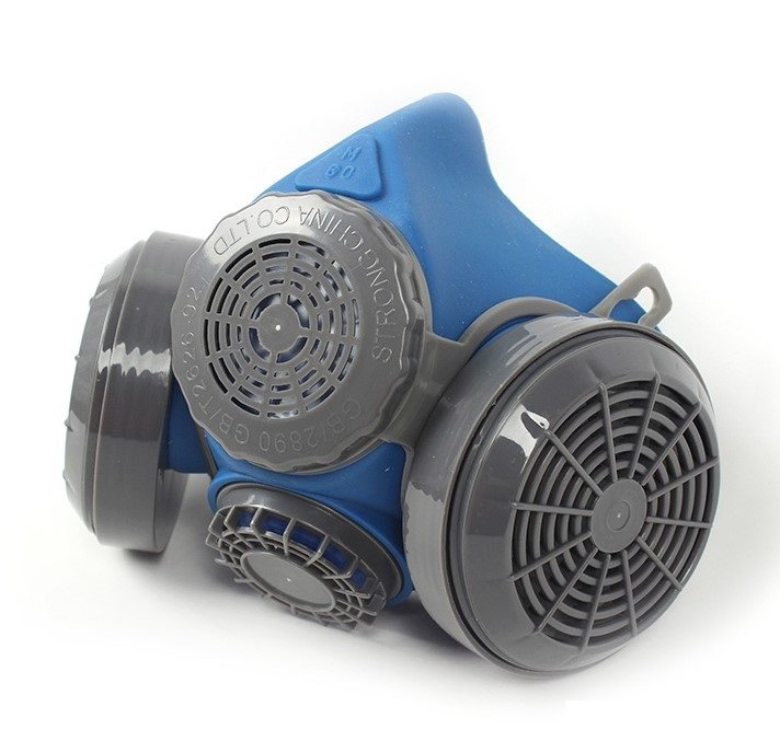 思创硅胶双罐防毒面具gb2626-2006gb2890-2009氨有机农药酸性气体