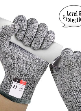 手工户外HPPE 5级防割防切割手指HHPE 亲子 防割伤儿童成人款手套