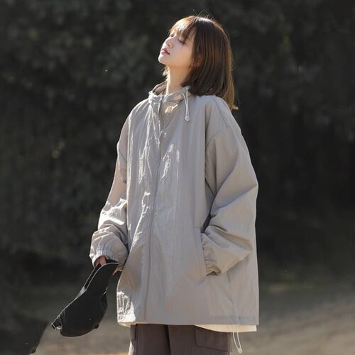 国潮男冰丝连帽防晒服UPF50+