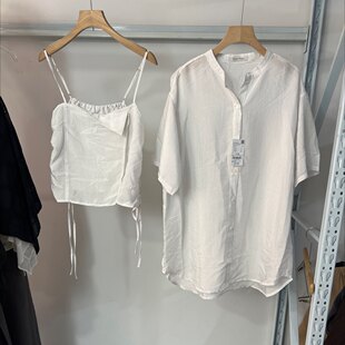 均码宽松版衬衫，衬衫长76/77，吊带，长47/48，胸围84/102，