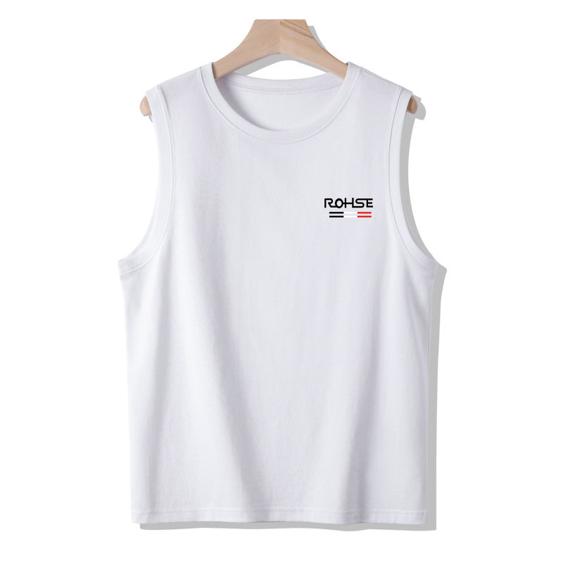 夏季男士坎肩无袖背心男跨栏运动健身休闲汗衫男装冰丝短袖t恤T