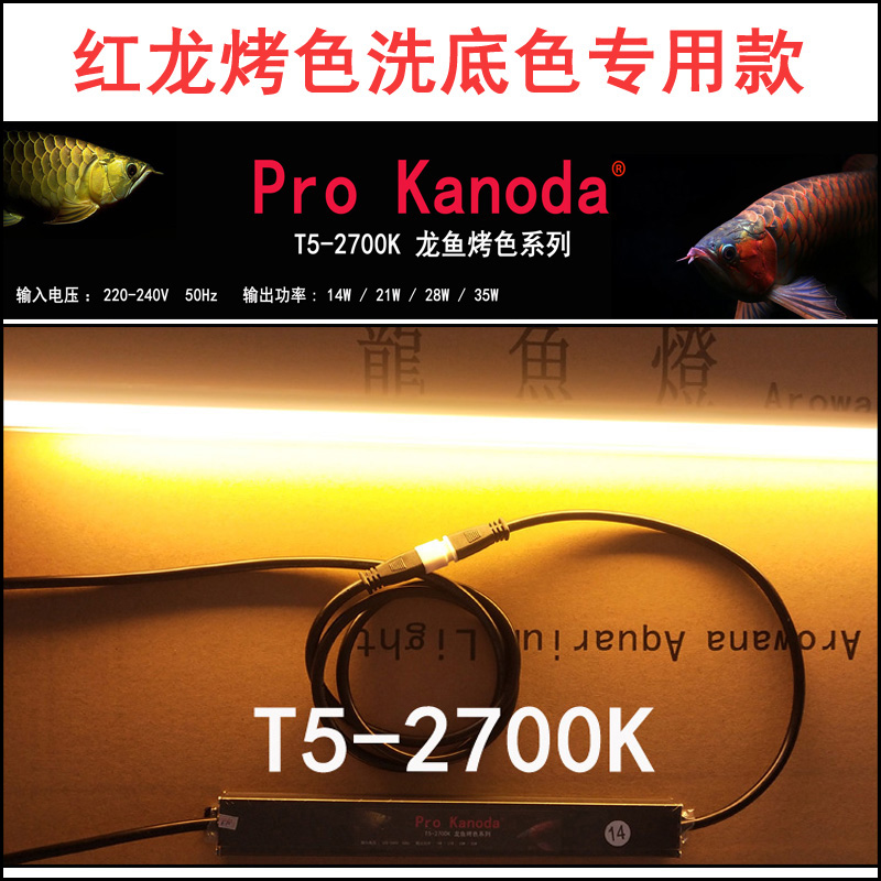 红龙铺色去垢T52700k黄光水中灯