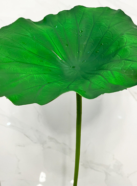 PU仿真荷花水池鱼缸摆件酒店造景装饰假荷叶花苞莲蓬舞台拍摄道具