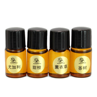 3毫升纯单方精油香茅天竺葵薄荷体验装薰衣草甜橙茶树香薰补充液