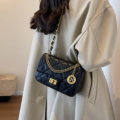 Clean Knоck小香风女包菱格链条包小众包包女斜挎包今年流行小包