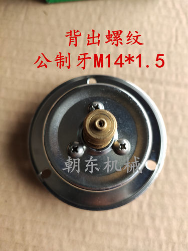 正品无锡珠峰轴向背出耐震压力表 YN60ZT-III抗震带边油压表40MPA