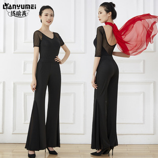 形体礼仪训练服装女舞蹈优雅女人学院导师培训仪态走秀练功服套装