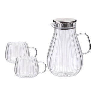 冷水壶家用高颜值客厅装凉白开水杯玻璃耐高温水壶泡凉茶瓶冰扎壶