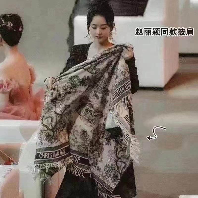羊绒围巾明星同款韩版女春秋冬
