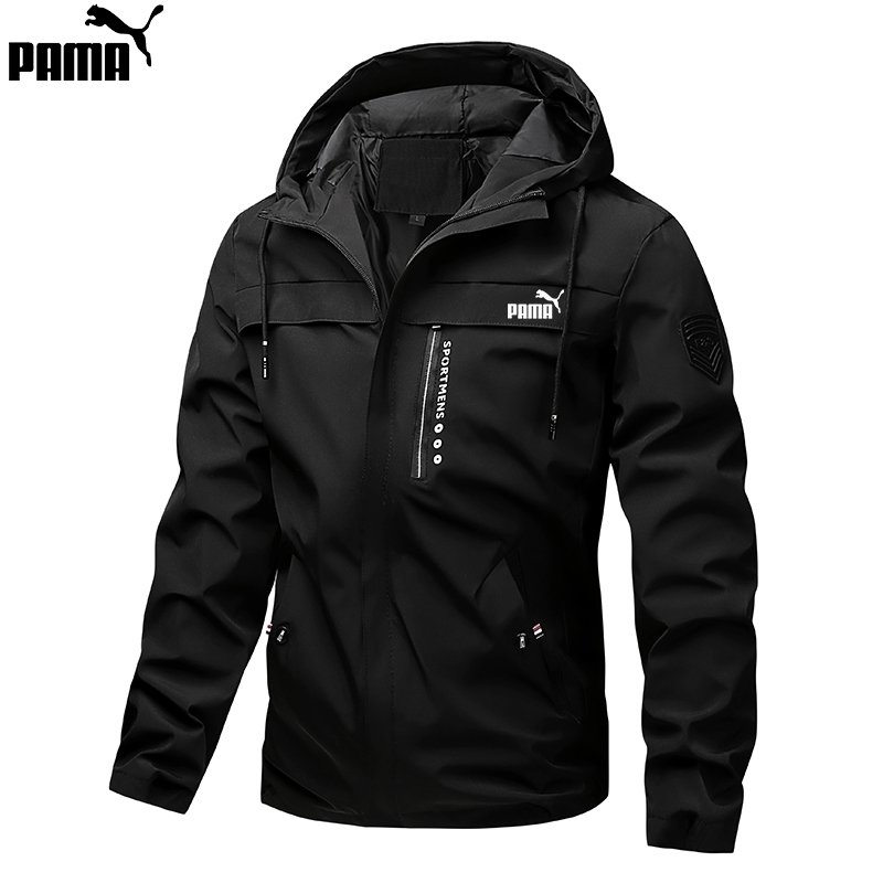 1折专区|奥特莱斯|2025秋连帽夹克男士防风防水时尚百搭户外外套