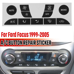 2005年福特福克斯空调按钮修复贴纸空调开关修复贴 适用于1999