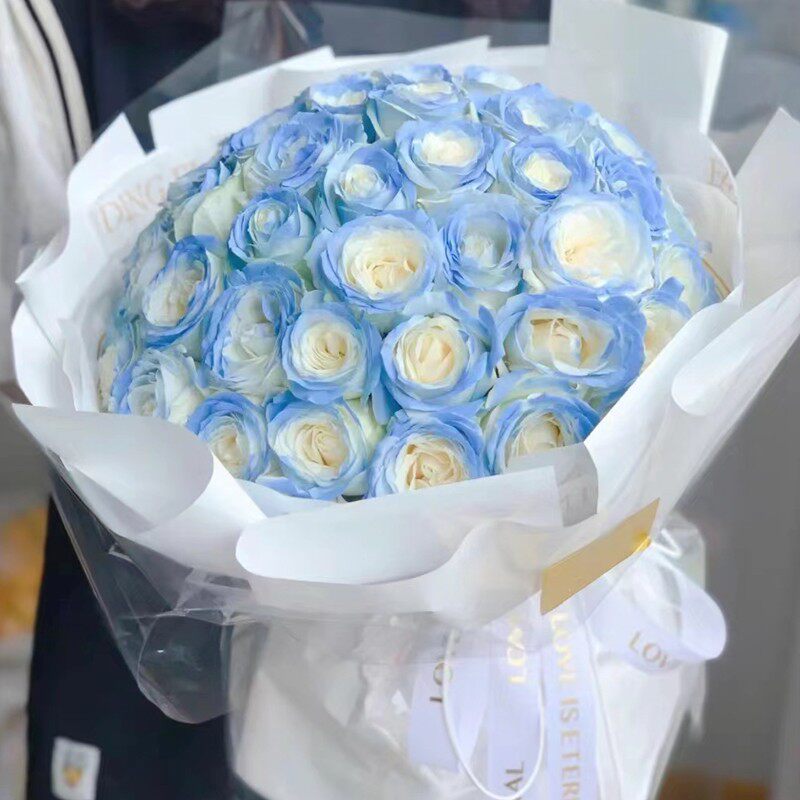 女神节重庆广州99朵红玫瑰白玫瑰朋友生日祝福七夕情人节同城速递