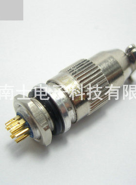 JINLIAN 锦连 XD5 7芯 航空插头 圆形插座 开孔8mm XD5J7A/XD5K7P