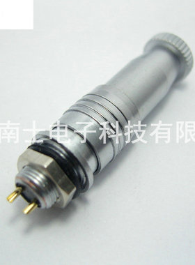 MINSOO 敏烁 XS7 2芯 航空插头 圆形插座 7mm 快速插拔 推拉式