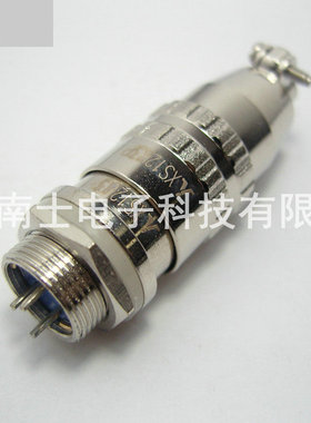 JINLIAN 锦连 XS12 3芯 航空插头 圆形插座 开孔12mm XS12K3P/J3Y