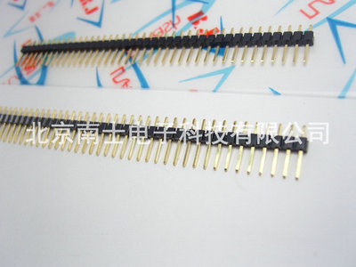 精工南士 镀金1*40P 40PIN 间距2.54MM 针长11MM 单排针 直针 A级
