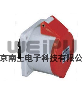 WEIPU 威浦 TYP5818 4芯 3P+E 航空 工业插座 32A 暗装直式IP44