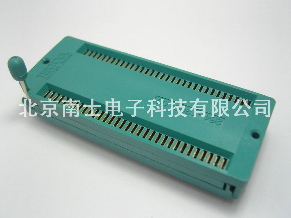 64P 锁紧插座 镀金 1.778mm IC座 活座 64PIC测试座 芯片底座 宽