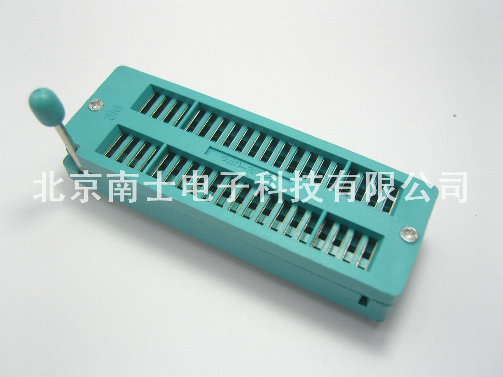 3M 40P 锁紧插座 IC座 活座 40PIC测试座 单片机 芯片底座 窄体