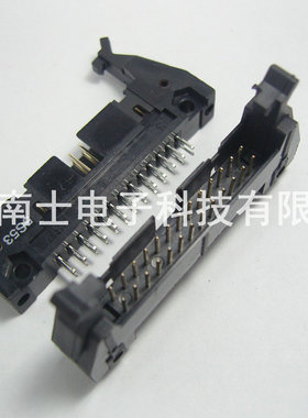 DENK DC2-26P 直脚 直针 ISP接头 JTAG 牛角插座 2.54mm间距 黑色
