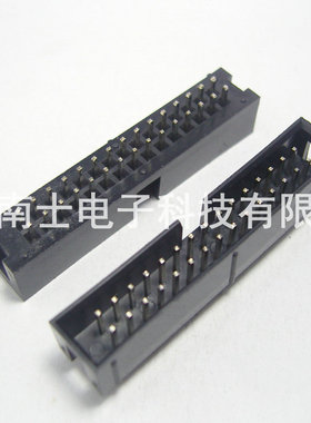 DENK DC3-34P 直针 简易牛角 ISP下载接口 JTAG 插座 2.54mm间距