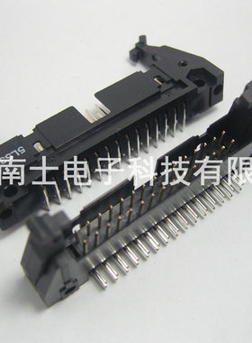 DENK DC2-30P Pin 弯脚 ISP接头 JTAG 牛角插座 2.54mm间距 黑色
