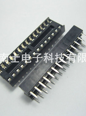 精工南士 28P IC座 芯片底座集成电路插座DIP28直插单片机底座 窄