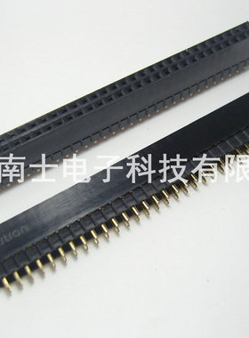 台湾 Astron PC104 插座 2*32P 64P 双排座 排母 间距2.54mm 短针