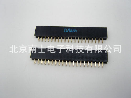 精工南士 镀金2*17P 34PIN双排座 双排母座 插座 间距2.54MM 环保