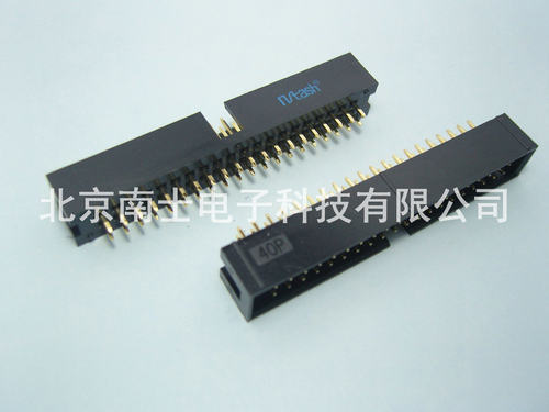 精工南士 DC3-40P 镀金 直针 简易牛角ISP接口JTAG插座2.54mm间距