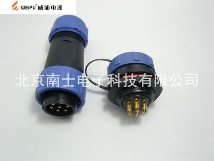 WEIPU威浦防水航空插头插座SP21-7芯 连接器 SP2110 SP2112后螺母