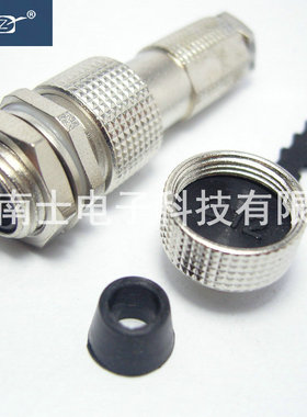 MAOJWEI 重强 12G 2芯 航空插头插座 开孔12mm 防水 防护等级IP67